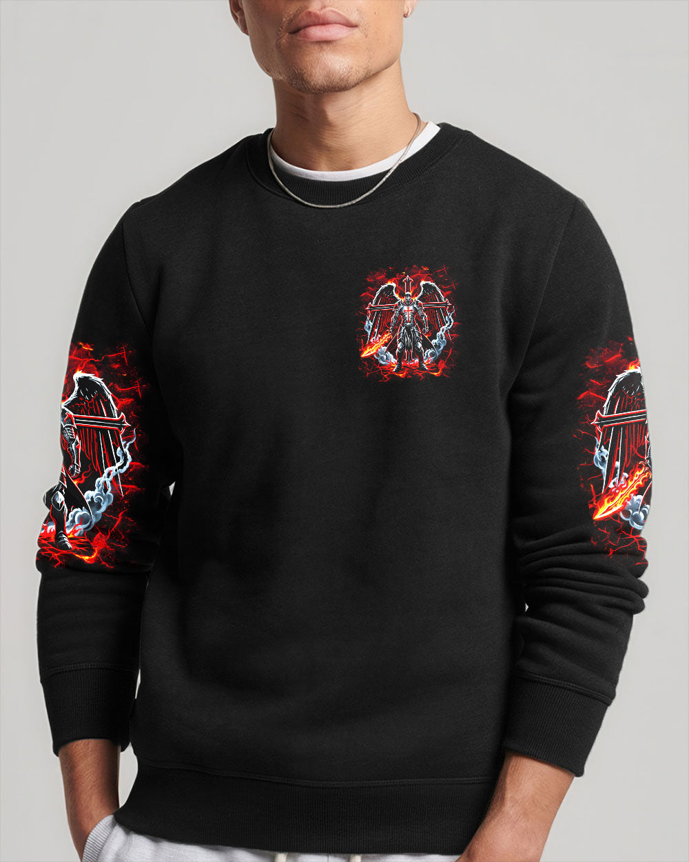 I Will Fear No Evil Warrior Men's All Over Print Shirt - Yhhn1811252