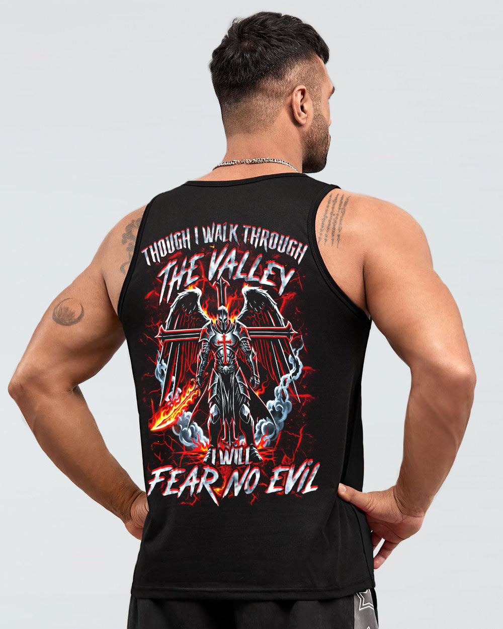 I Will Fear No Evil Warrior Men's All Over Print Shirt - Yhhn1811252