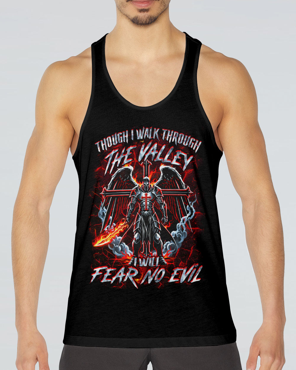 I Will Fear No Evil Warrior Men's All Over Print Shirt - Yhhn1811252