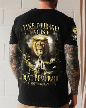 Take Courage It Is I Lion Jesus Men's All Over Print Shirt - Yhhn1911252