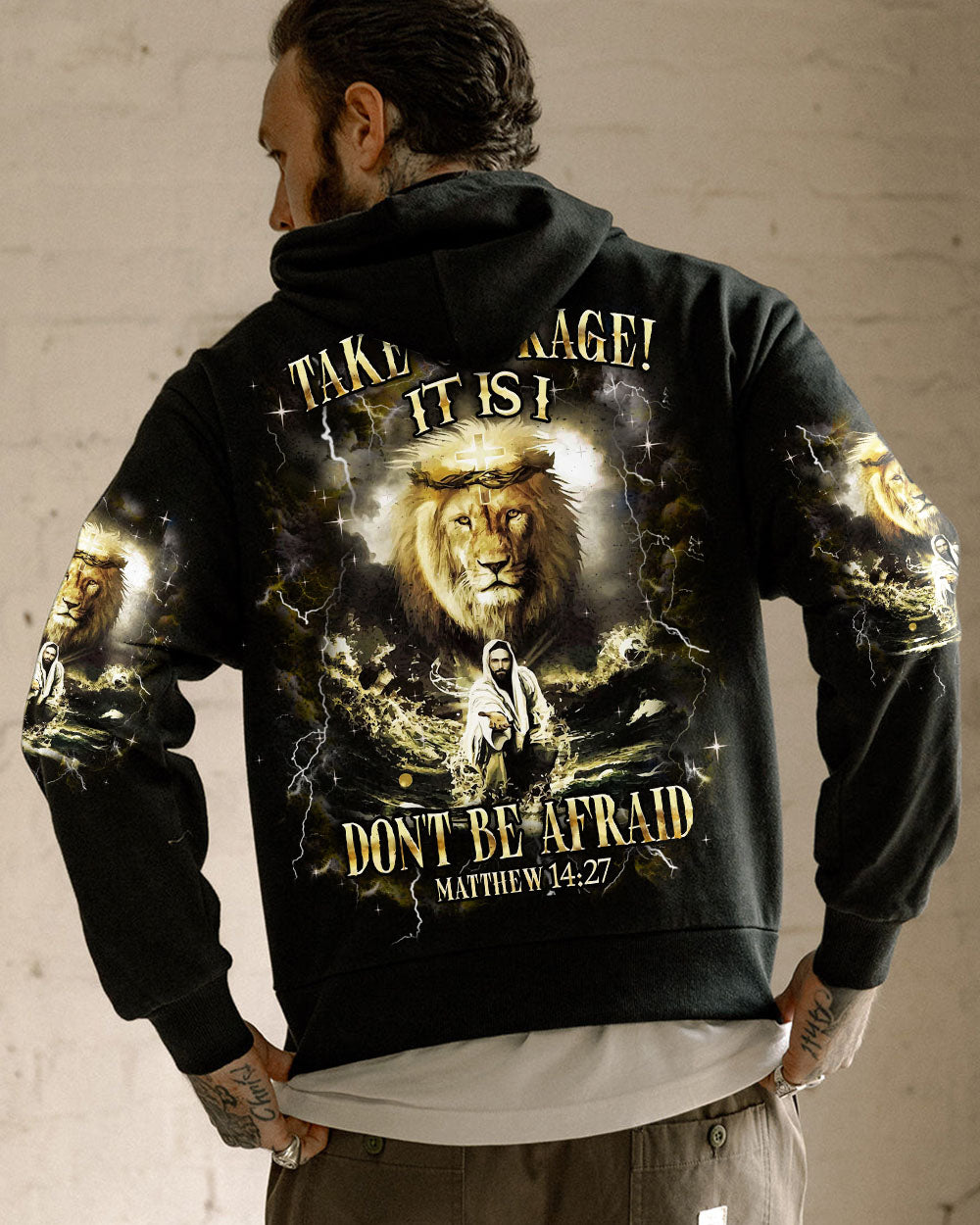 Take Courage It Is I Lion Jesus Men's All Over Print Shirt - Yhhn1911252