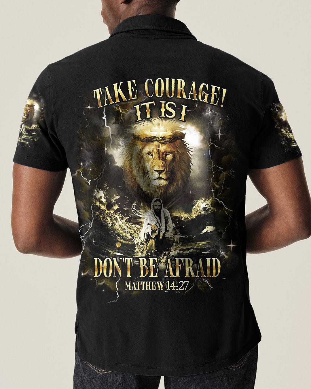 Take Courage It Is I Lion Jesus Men's All Over Print Shirt - Yhhn1911252