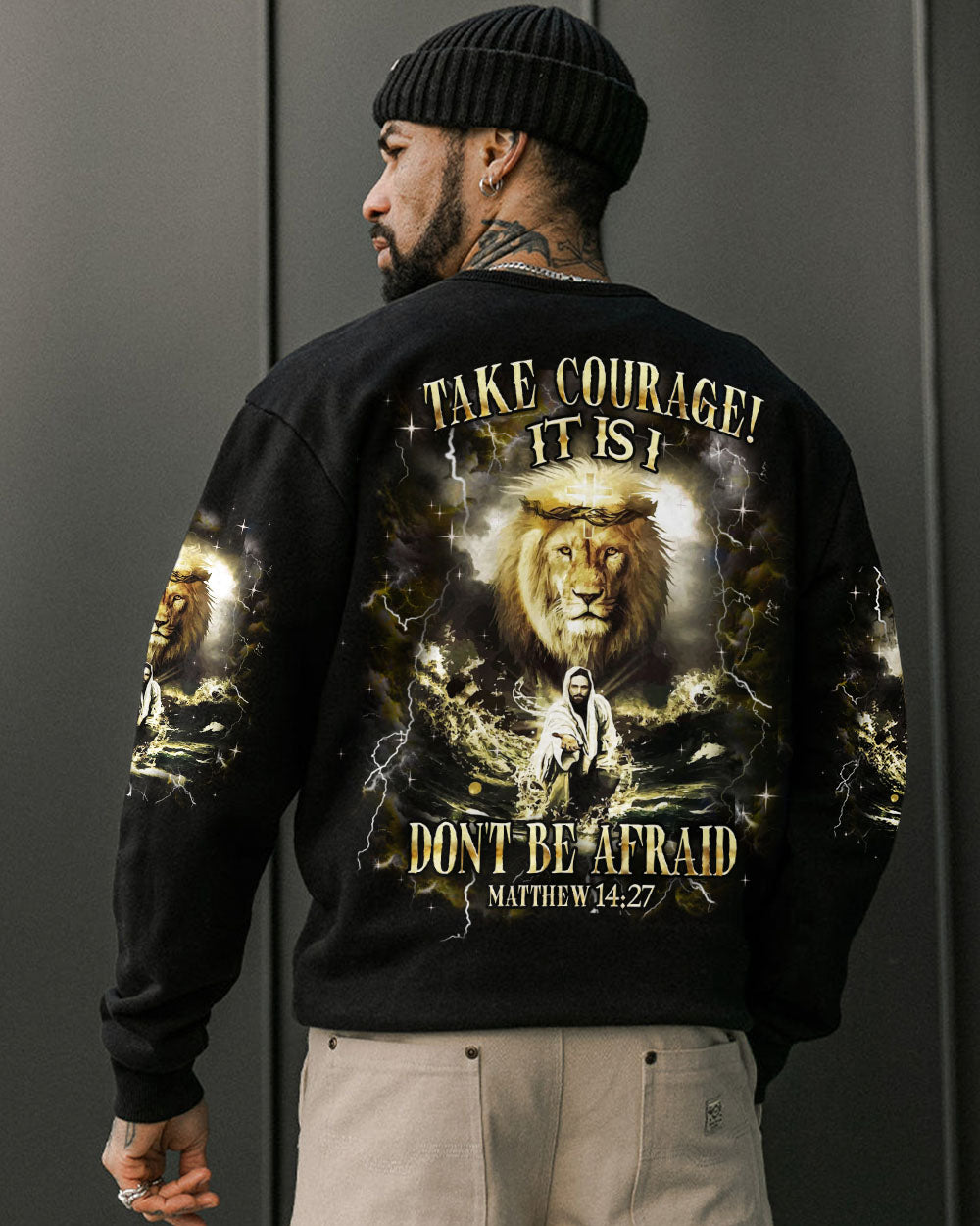 Take Courage It Is I Lion Jesus Men's All Over Print Shirt - Yhhn1911252
