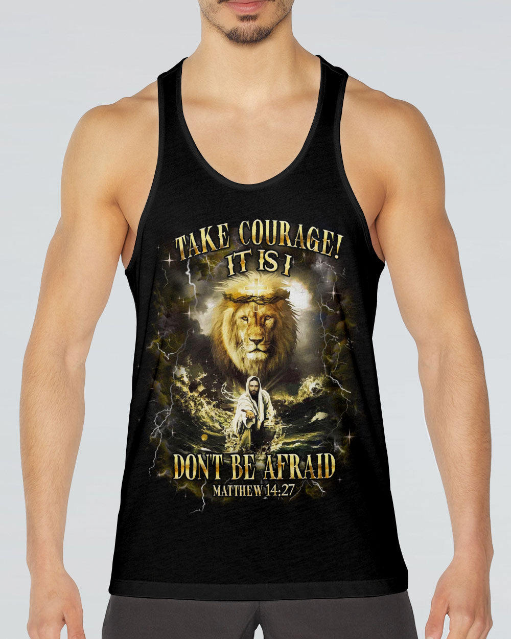 Take Courage It Is I Lion Jesus Men's All Over Print Shirt - Yhhn1911252