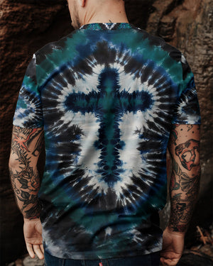 Tie Dye Cross Men's All Over Print Shirt - Yhhn1912252