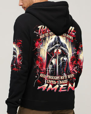 The Devil Saw Me With My Head Down Men's All Over Print Shirt - Yhhn2003254