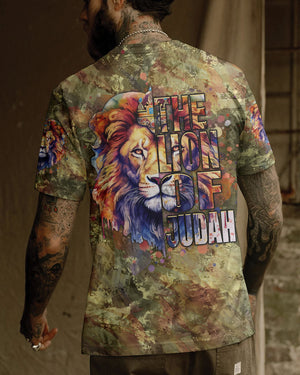 Jesus Lion of Judah Christian Men's All Over Print Shirt - Yhhn2006243