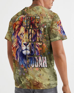 Jesus Lion of Judah Christian Men's All Over Print Shirt - Yhhn2006243
