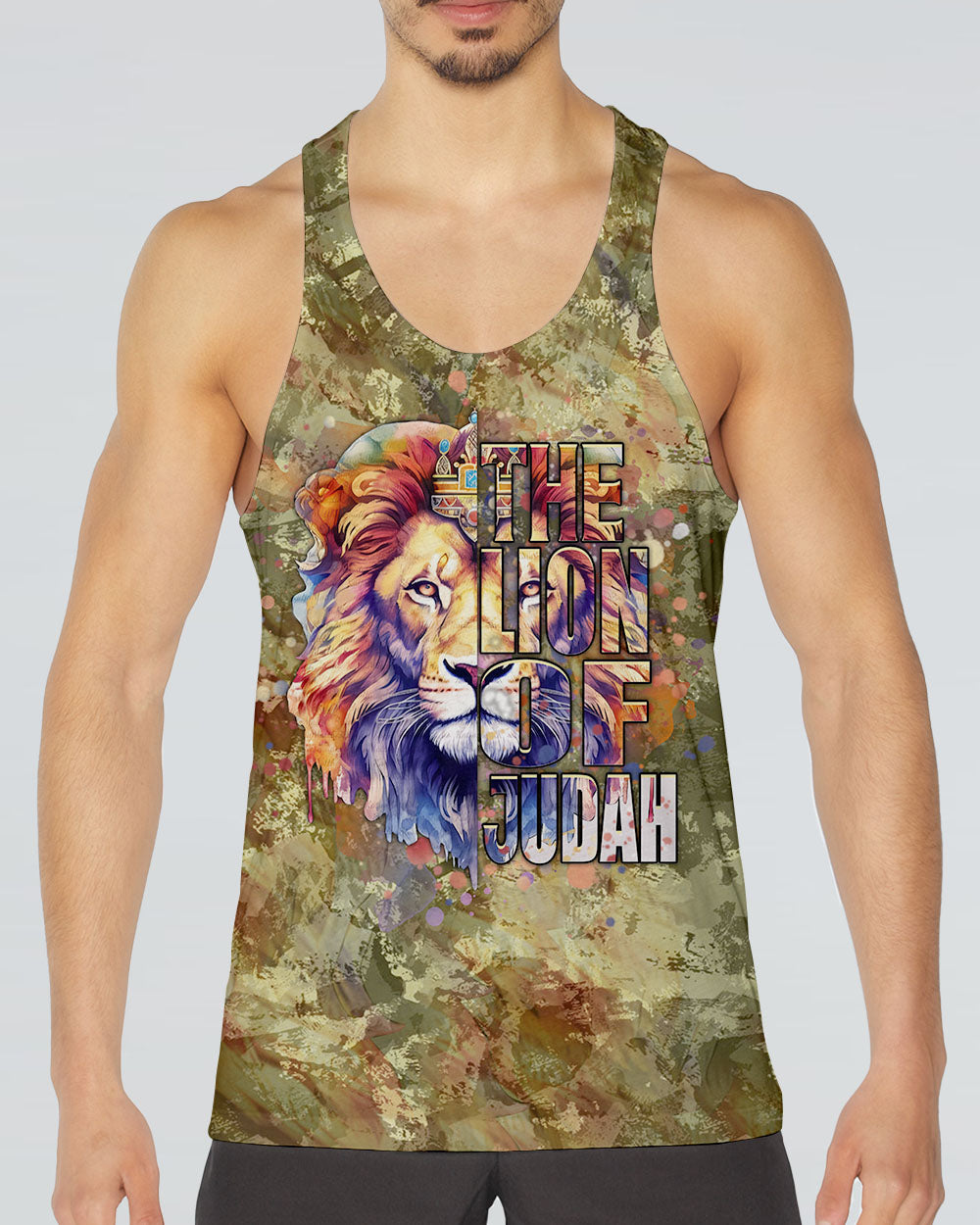 Jesus Lion of Judah Christian Men's All Over Print Shirt - Yhhn2006243