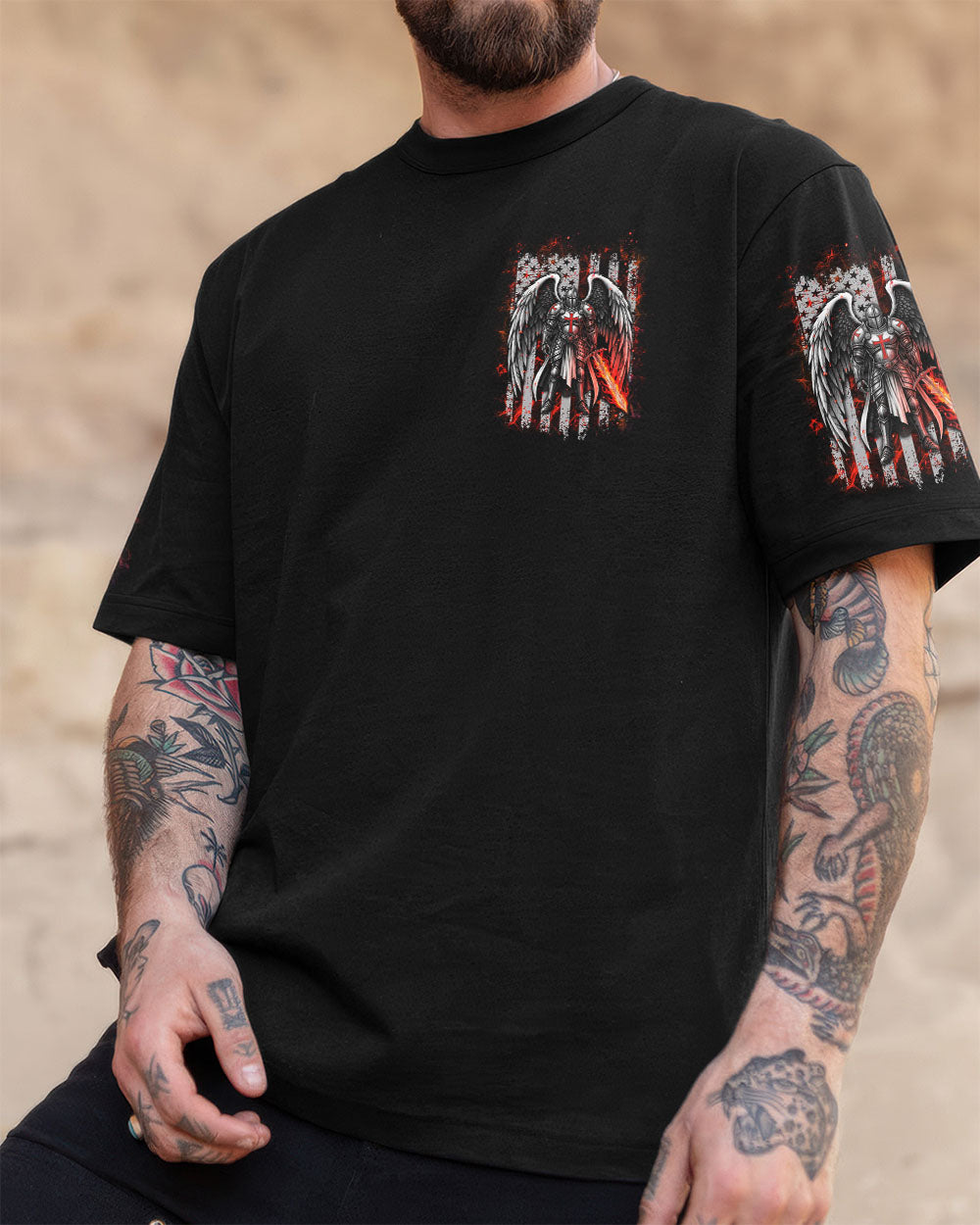 The Jesus Inside Me Is Stronger   Warrior Men's All Over Print Shirt - Yhhn2011251