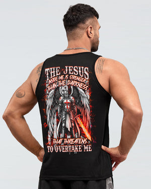 The Jesus Inside Me Is Stronger   Warrior Men's All Over Print Shirt - Yhhn2011251