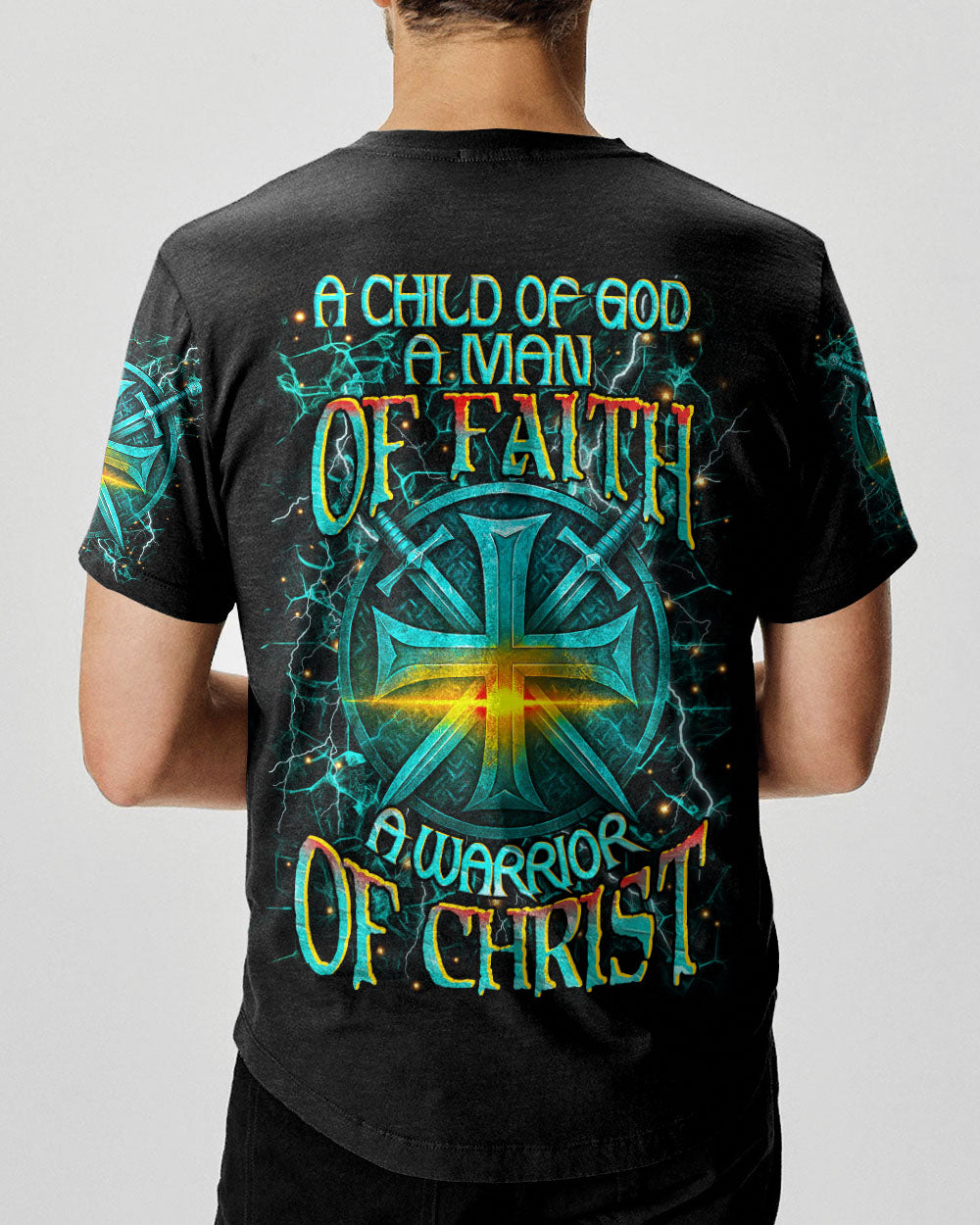A Warrior Of Christ Men's All Over Print Shirt - Yhhn2107254