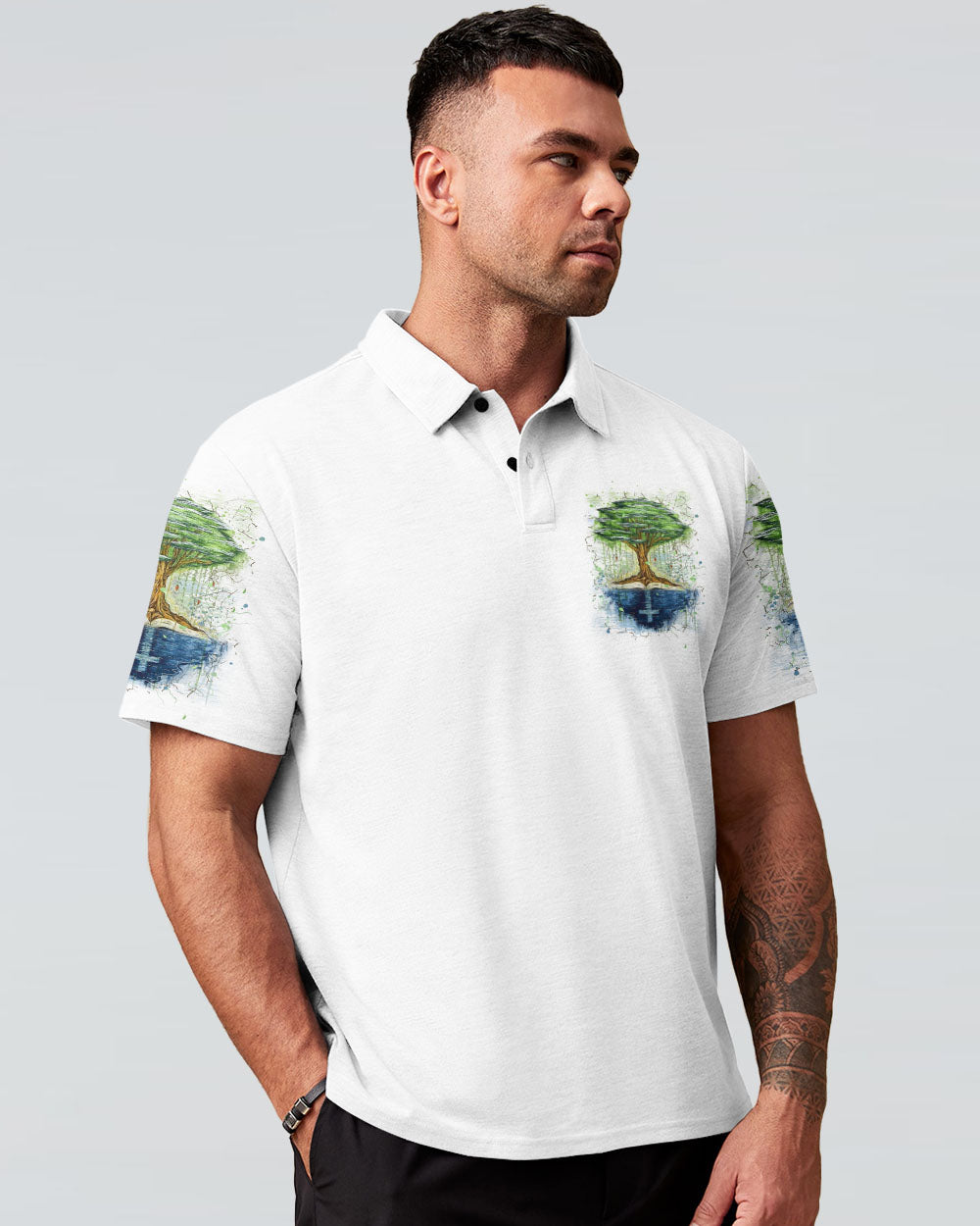 Rooted In Christ Men's All Over Print Shirt - Yhhn2210242