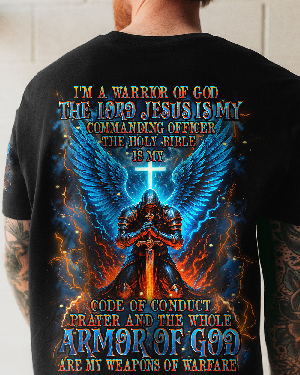 I'm A Warrior Of God Men's All Over Print Shirt - Yhhn2307254
