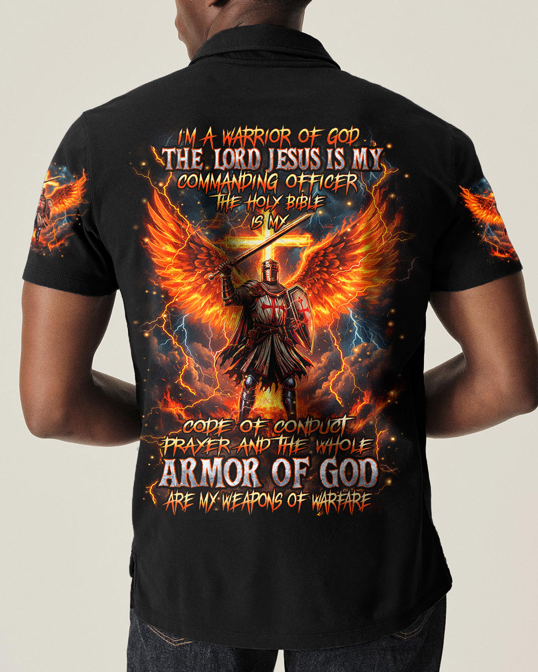 I'm A Warrior Of God Men's All Over Print Shirt - Yhhn2312253