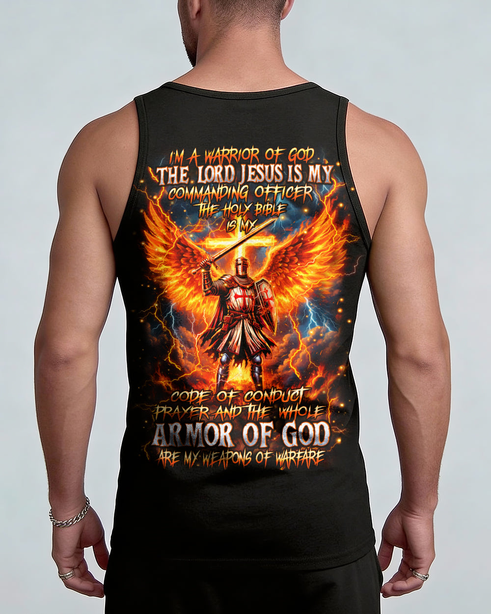 I'm A Warrior Of God Men's All Over Print Shirt - Yhhn2312253