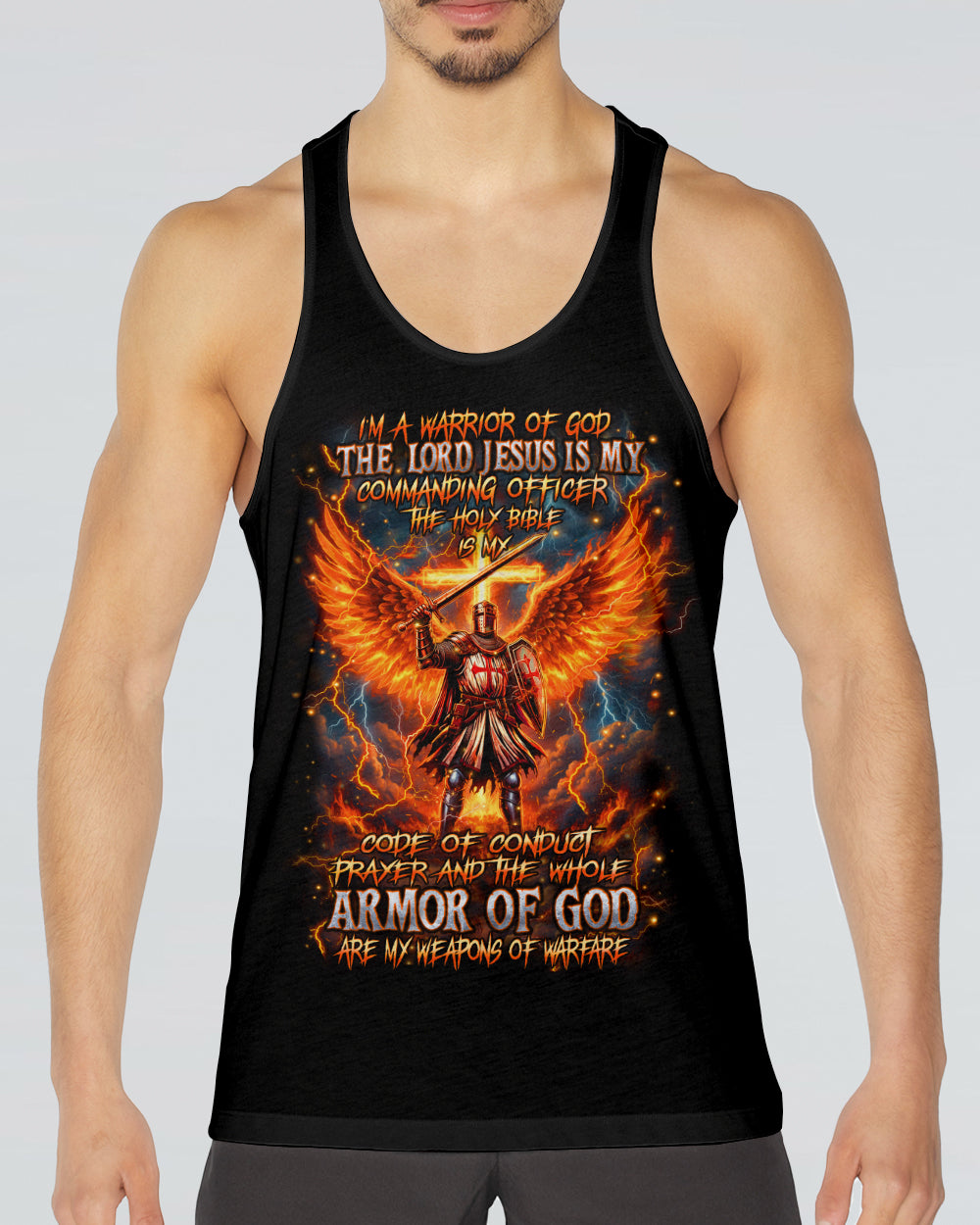 I'm A Warrior Of God Men's All Over Print Shirt - Yhhn2312253