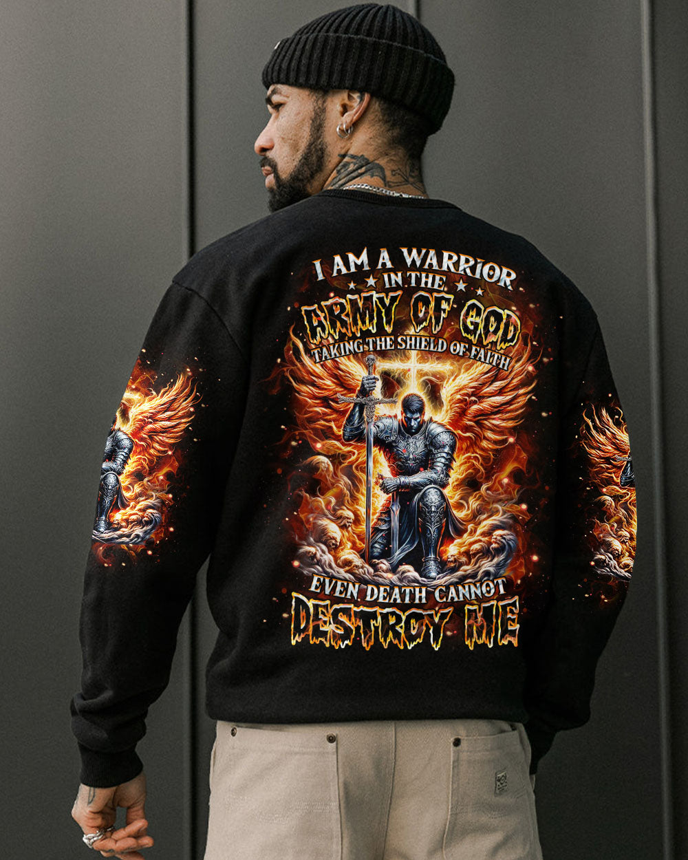 I Am A Warrior In The Army Of God Men's All Over Print Shirt - Yhhn2403253