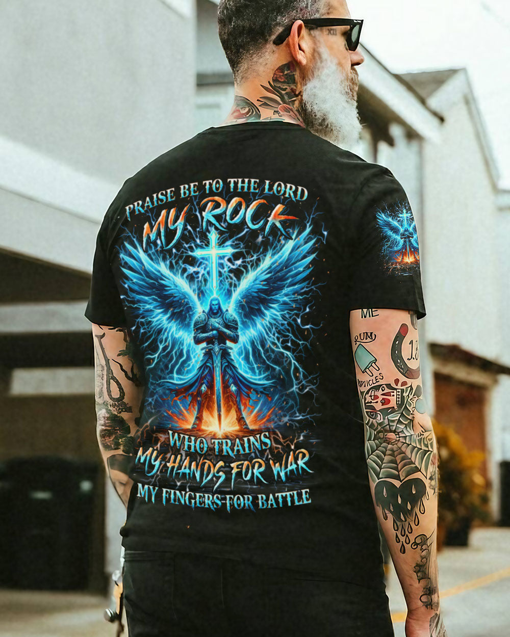 Praise Be To The Lord My Rock Men's All Over Print Shirt - Yhhn2404243