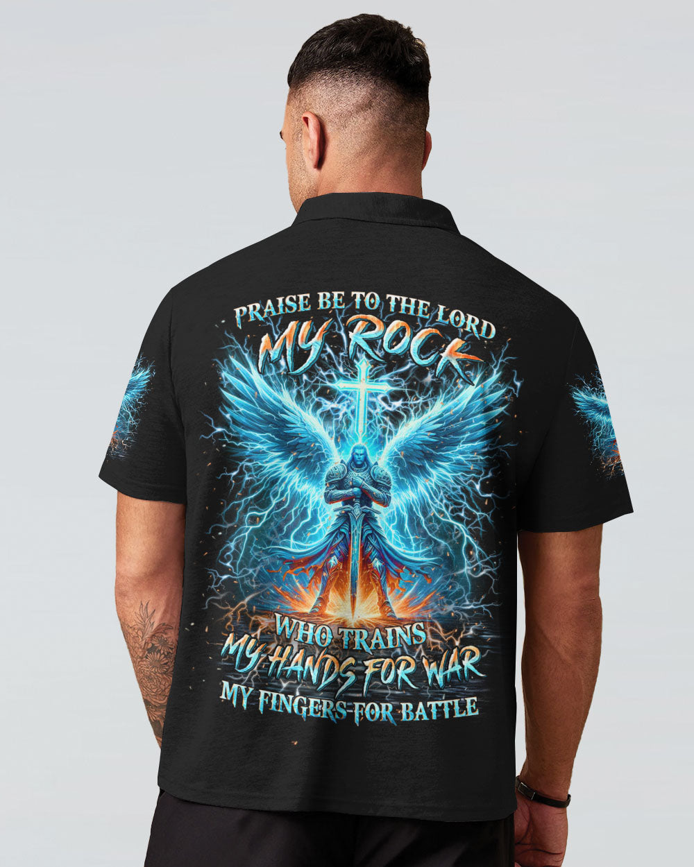 Praise Be To The Lord My Rock Men's All Over Print Shirt - Yhhn2404243
