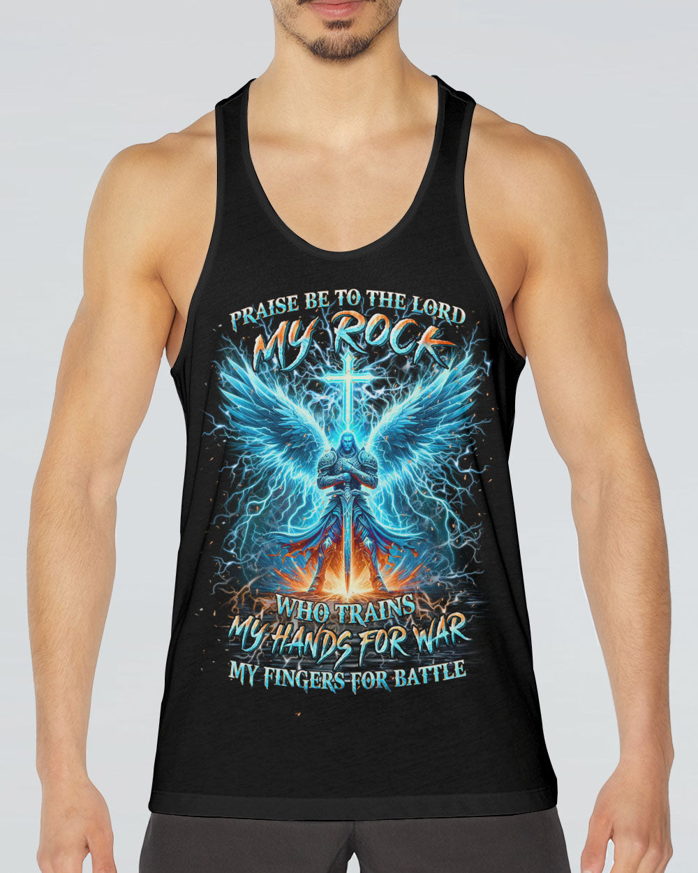 Praise Be To The Lord My Rock Men's All Over Print Shirt - Yhhn2404243