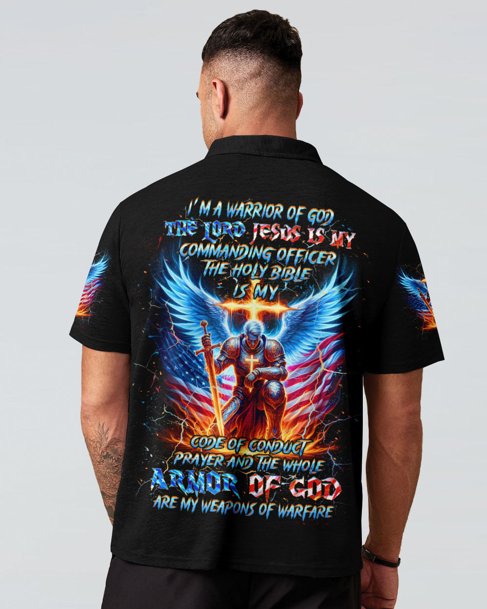 I'm A Warrior Of God Men's All Over Print Shirt - Yhhn2409243