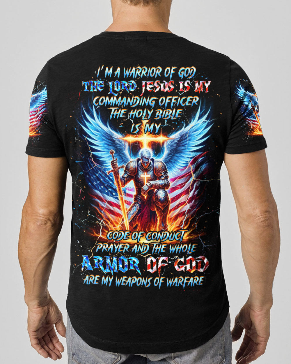 I'm A Warrior Of God Men's All Over Print Shirt - Yhhn2409243