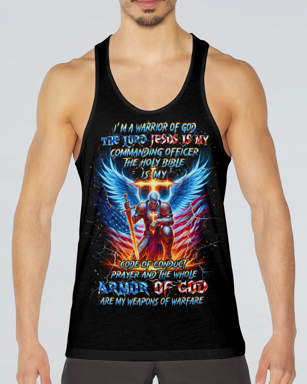 I'm A Warrior Of God Men's All Over Print Shirt - Yhhn2409243