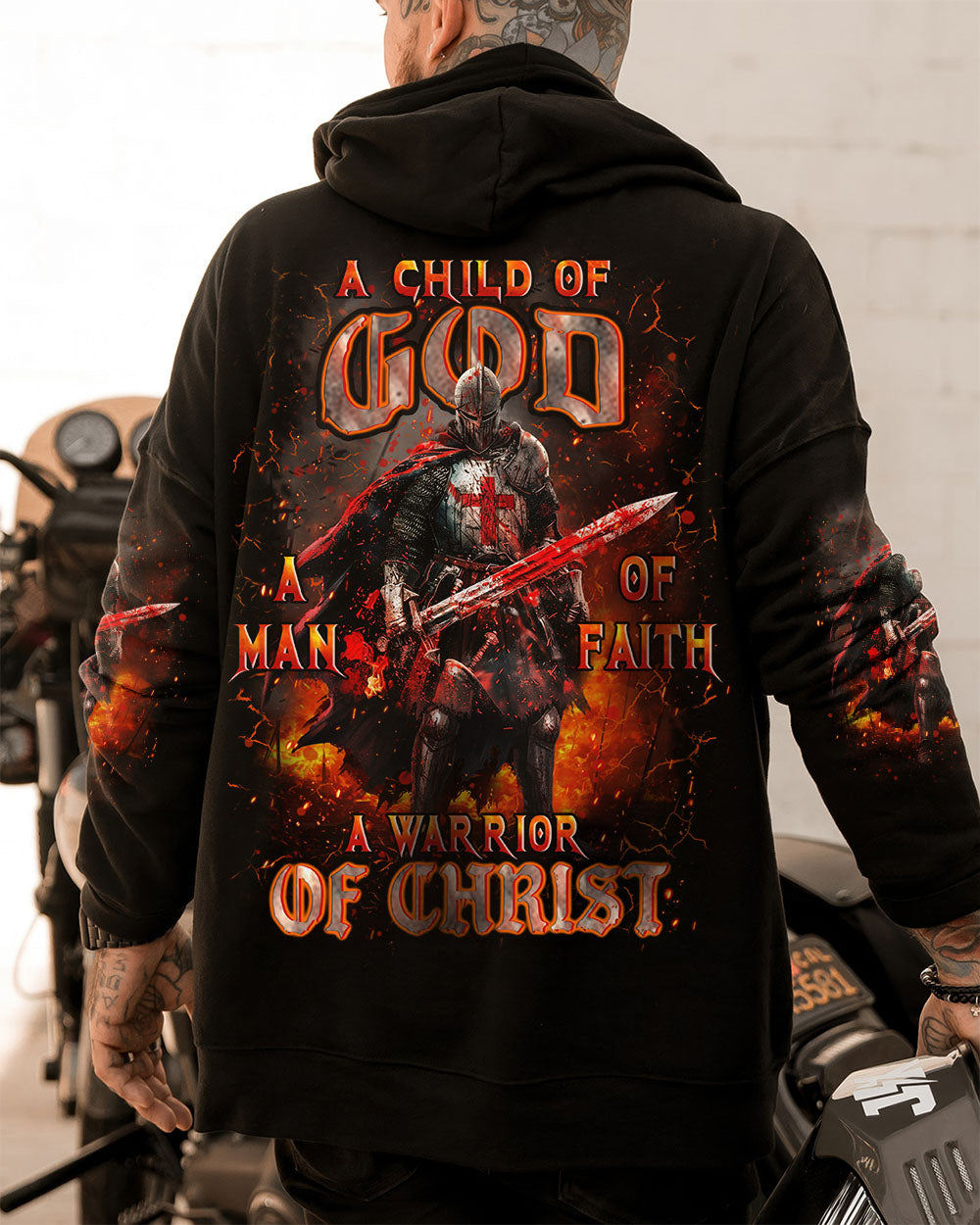 A Warrior Of Christ Men's All Over Print Shirt - Yhhn2411252