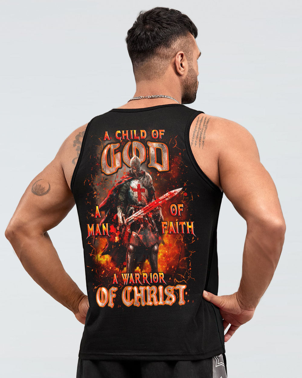 A Warrior Of Christ Men's All Over Print Shirt - Yhhn2411252