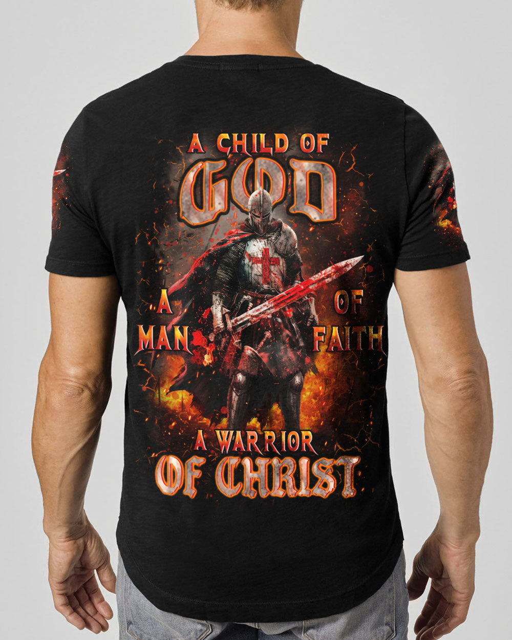 A Warrior Of Christ Men's All Over Print Shirt - Yhhn2411252