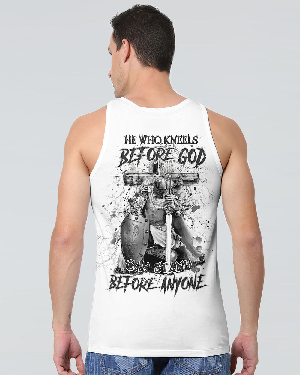 He Who Kneels Before God Warrior Men's All Over Print Shirt - Yhhn2509244