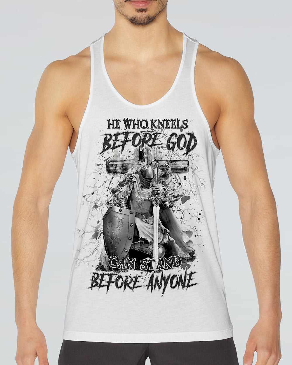 He Who Kneels Before God Warrior Men's All Over Print Shirt - Yhhn2509244