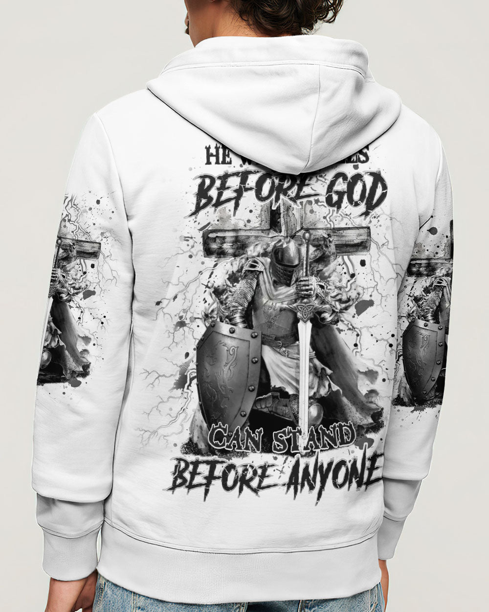 He Who Kneels Before God Warrior Men's All Over Print Shirt - Yhhn2509244