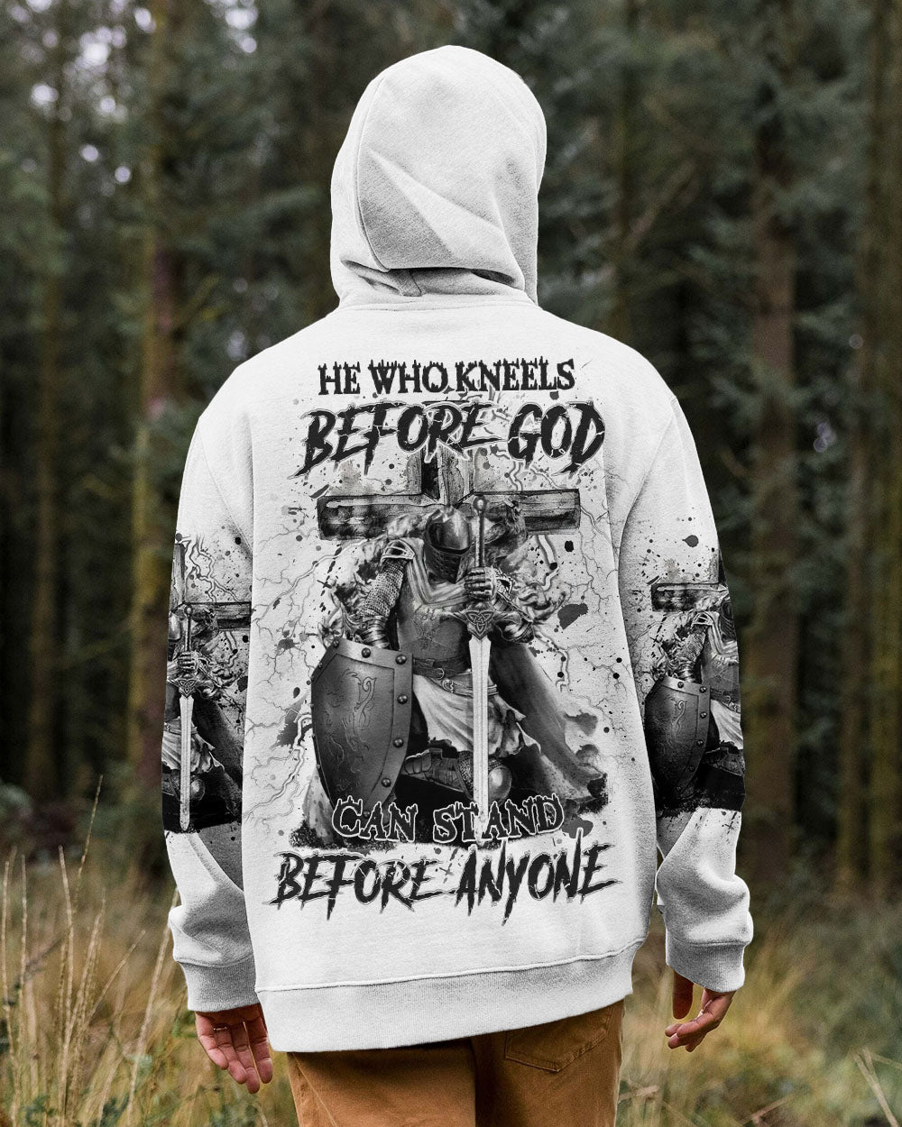 He Who Kneels Before God Warrior Men's All Over Print Shirt - Yhhn2509244