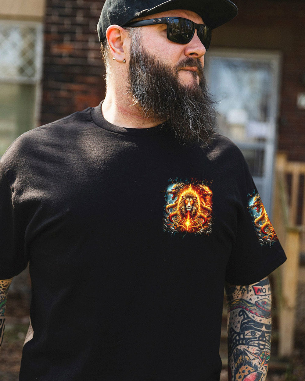 I Can Do All Things Lion Men's All Over Print Shirt - Yhhn2606243