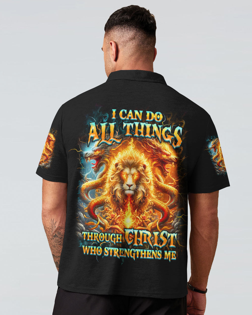 I Can Do All Things Lion Men's All Over Print Shirt - Yhhn2606243