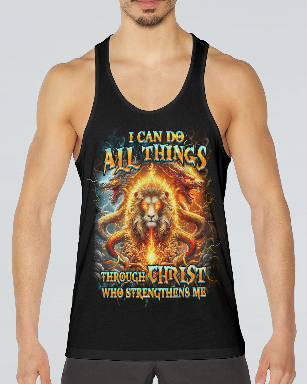 I Can Do All Things Lion Men's All Over Print Shirt - Yhhn2606243