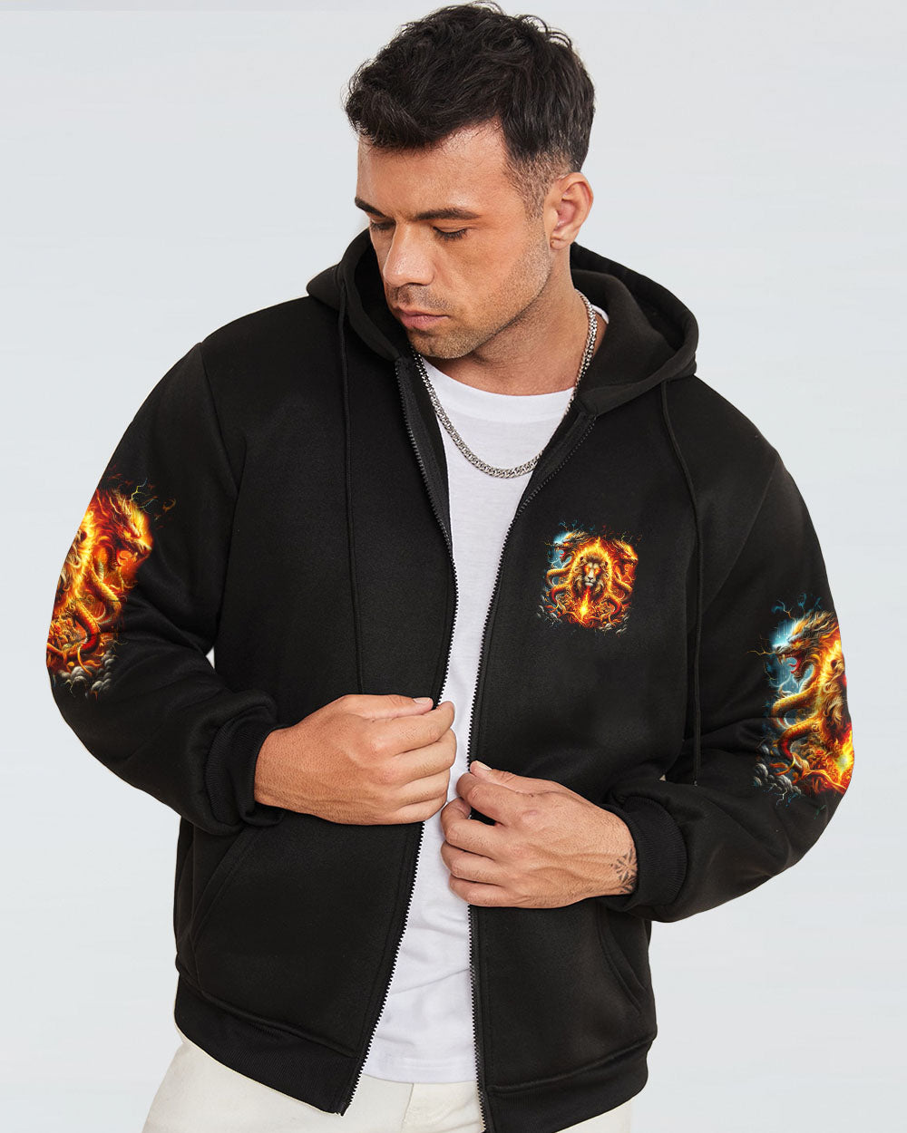 I Can Do All Things Lion Men's All Over Print Shirt - Yhhn2606243