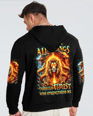 I Can Do All Things Lion Men's All Over Print Shirt - Yhhn2606243