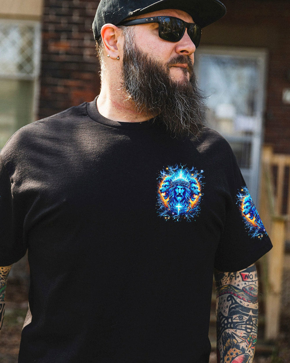 Jesus Dropped The Charges Lion Men's All Over Print Shirt - Yhhn2705241