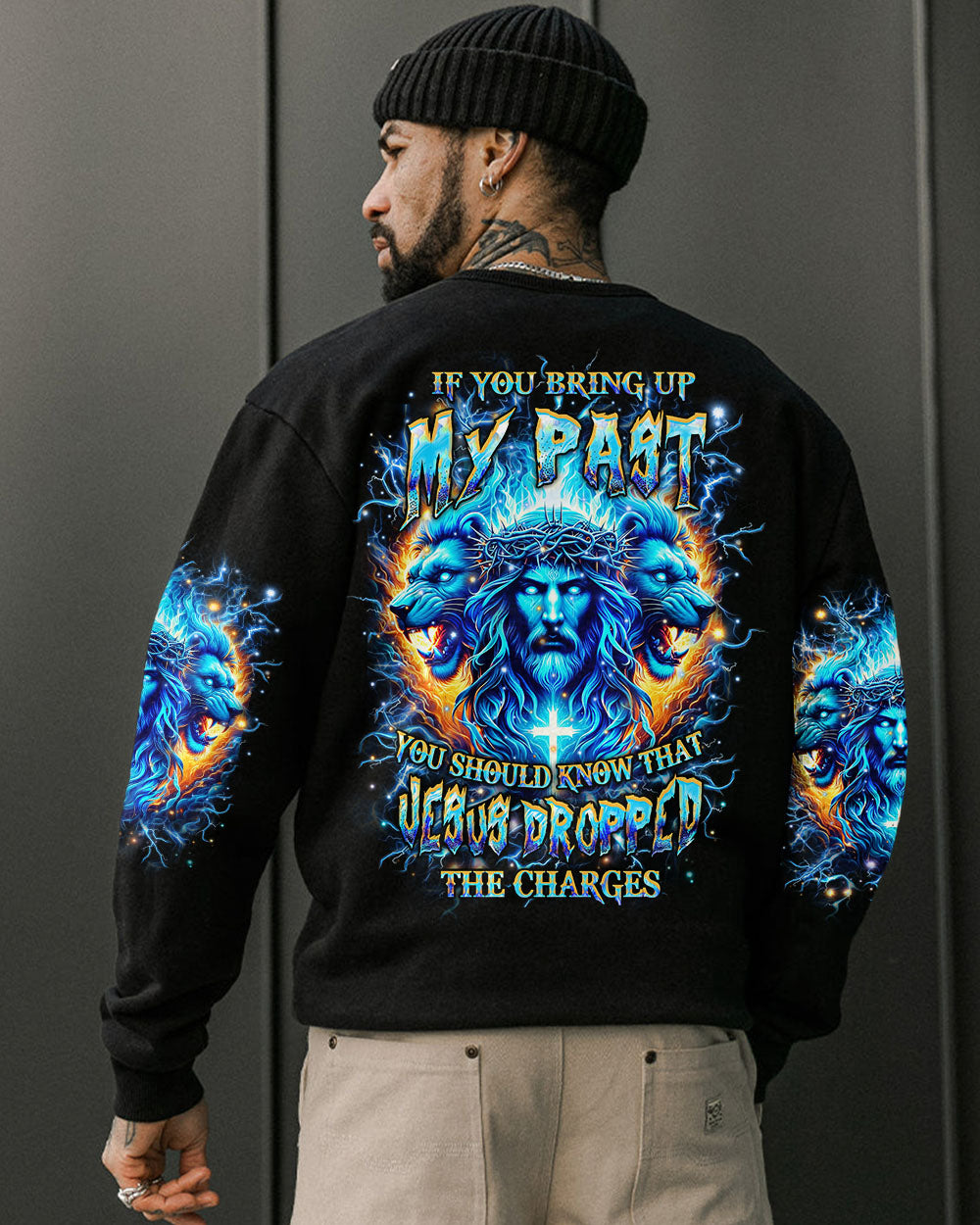 Jesus Dropped The Charges Lion Men's All Over Print Shirt - Yhhn2705241