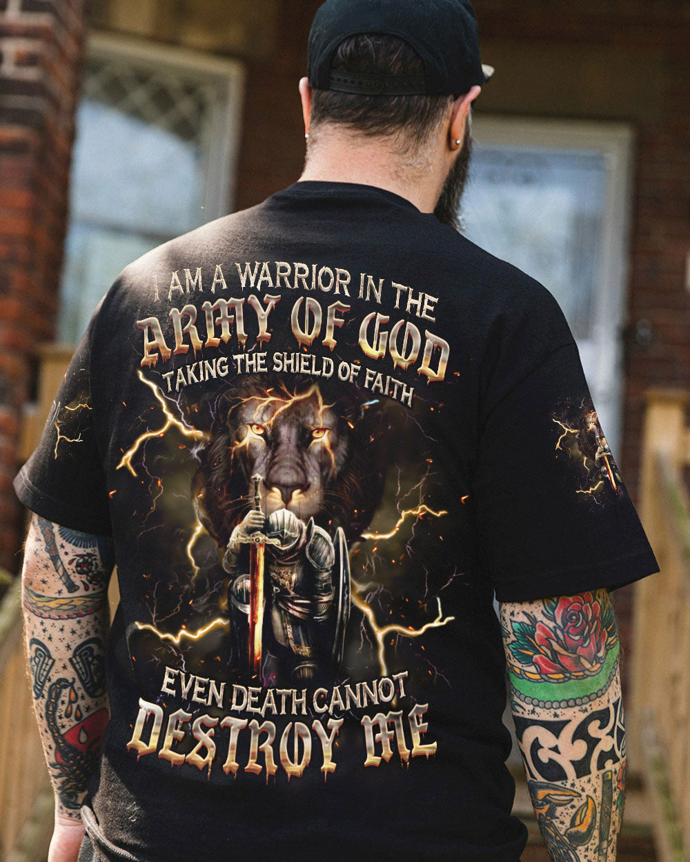 I Am A Warrior In The Army Of God Men's All Over Print Shirt - Yhhn2711241