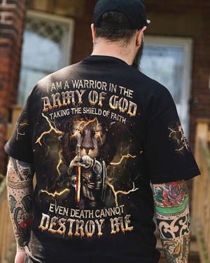 I Am A Warrior In The Army Of God Men's All Over Print Shirt - Yhhn2711241