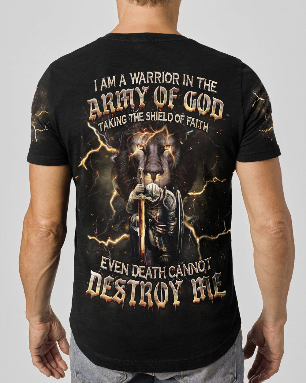 I Am A Warrior In The Army Of God Men's All Over Print Shirt - Yhhn2711241
