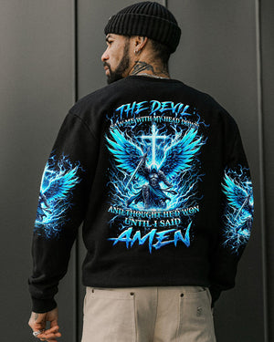 The Devil Caught Me With My Head Down Men's All Over Print Shirt - Yhhn2802242