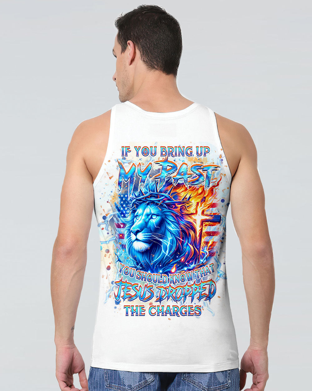 Jesus Dropped The Charges Lion Men's All Over Print Shirt - Yhhn2805244