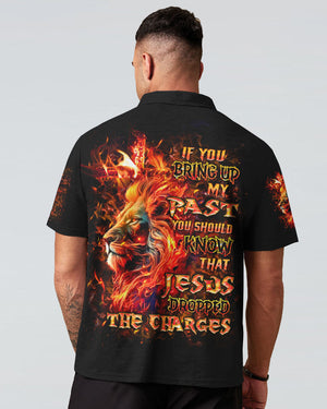 Jesus Dropped The Charges Lion Men's All Over Print Shirt - Yhhn2907243