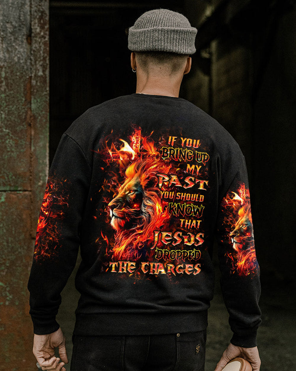 Jesus Dropped The Charges Lion Men's All Over Print Shirt - Yhhn2907243