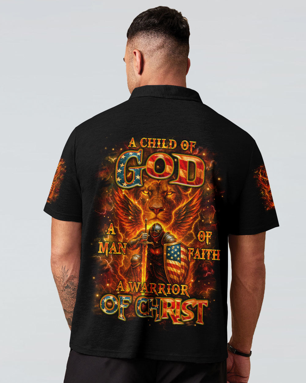 A Warrior Of Christ Men's All Over Print Shirt - Yhhn3005253